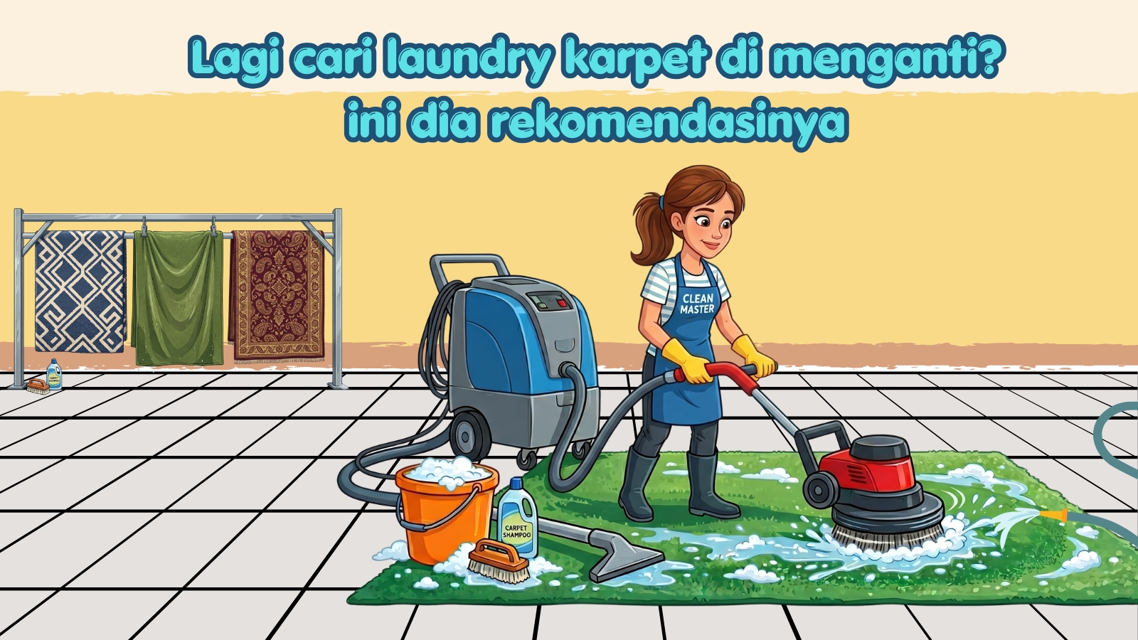 laundry Cuci Karpet Terdekat di Menganti Gresik Kini Hadir, Hasil Lebih Maksimal dengan Alat Profesional