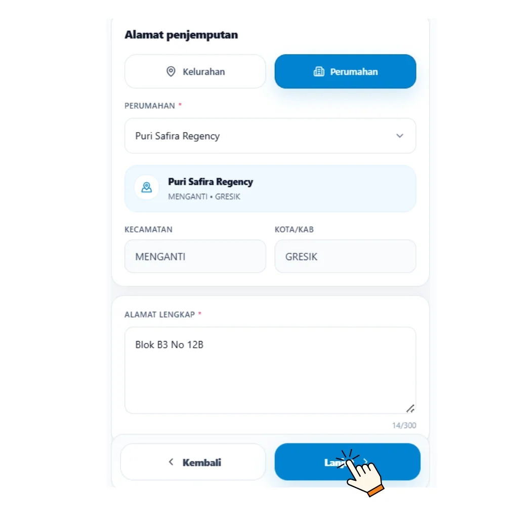 Langkah 2: Isi Form Pemesanan Instan (Hanya 1 Menit)