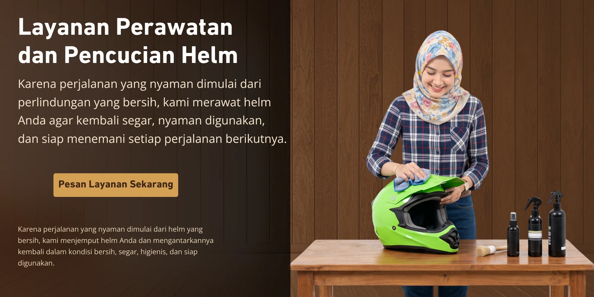 Jasa Cuci Helm Laundry365+