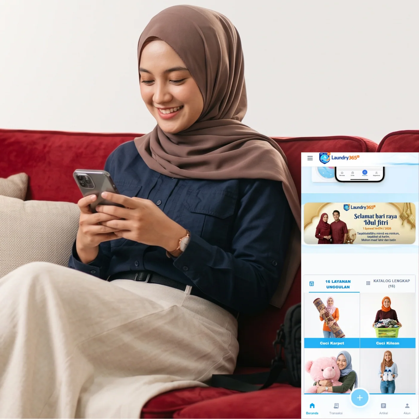 Mulai konsultasi custom order melalui WhatsApp
