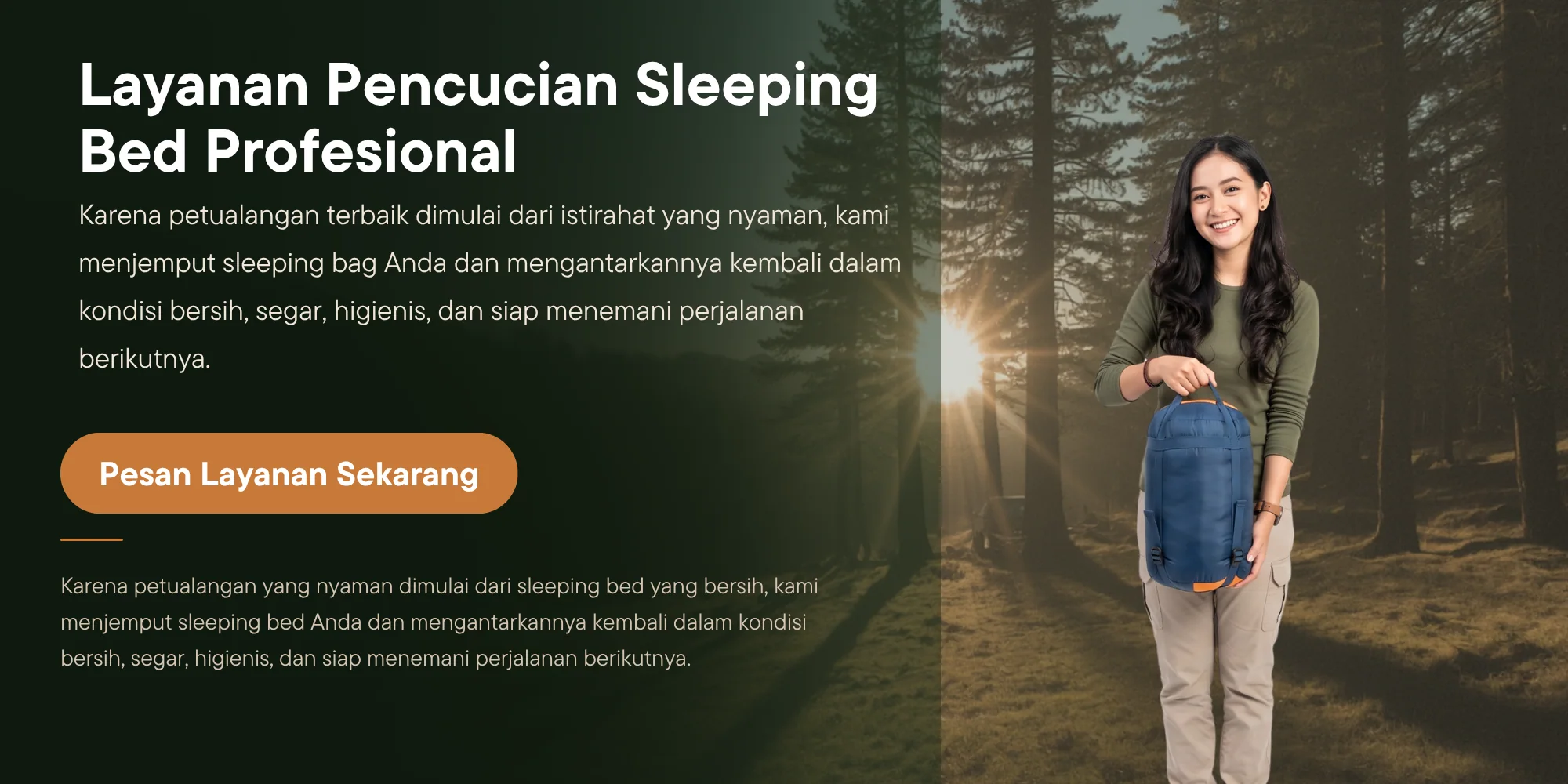 Jasa Cuci Sleeping Bed Laundry365+