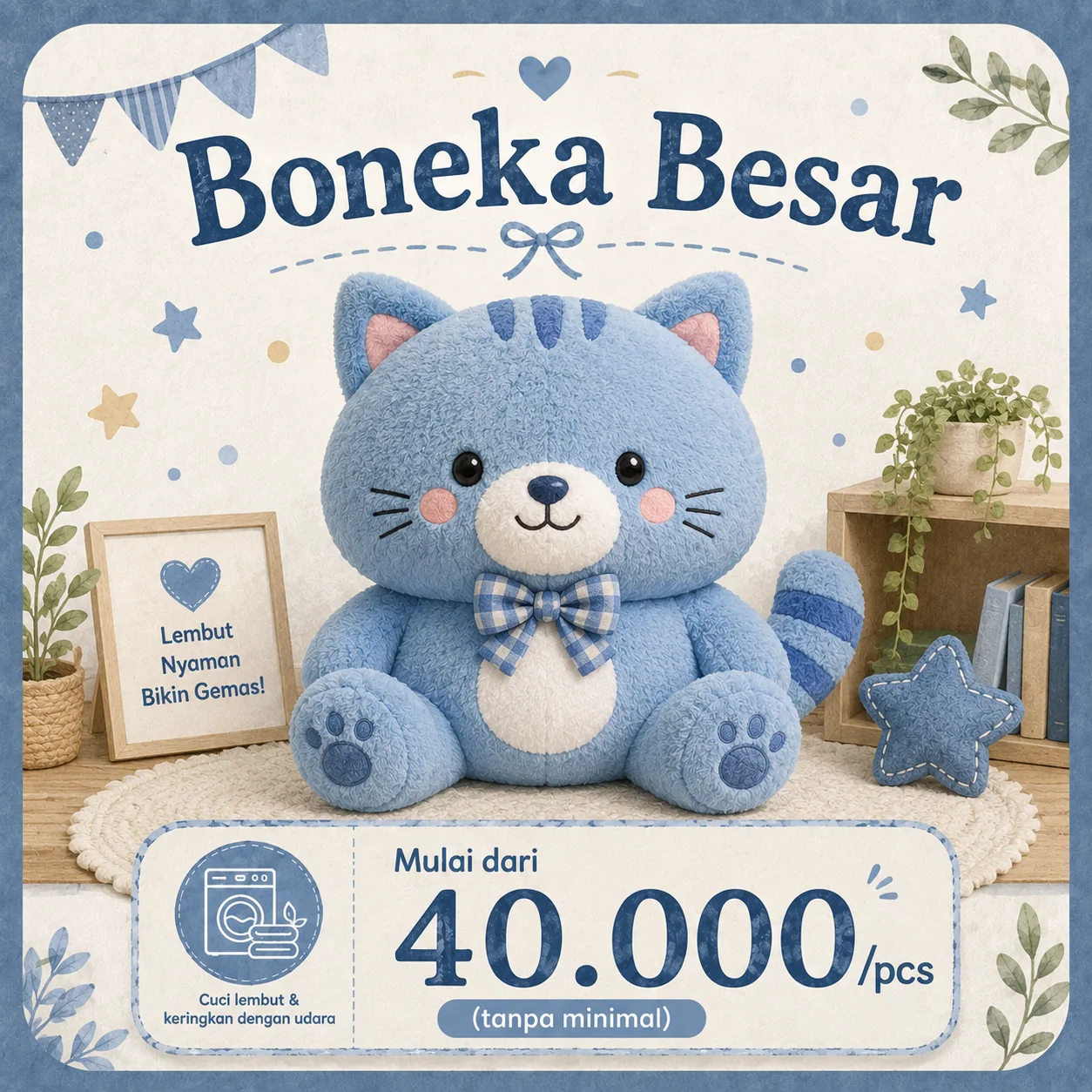 Brosur harga spa boneka premium Laundry365+ Menganti 3