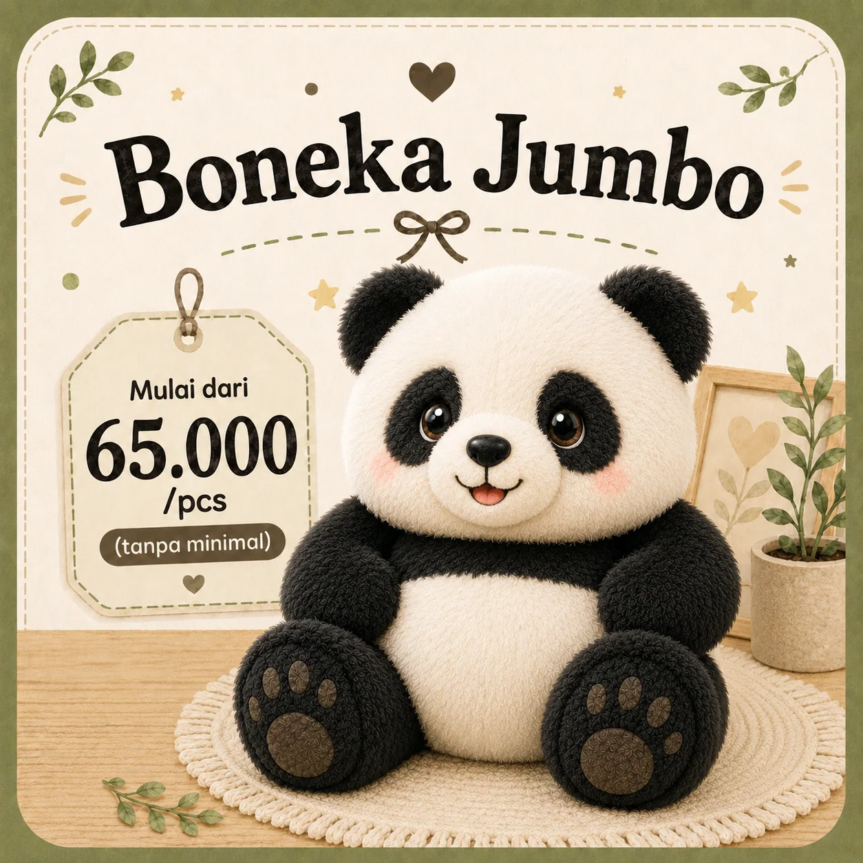 Brosur harga spa boneka premium Laundry365+ Menganti 4