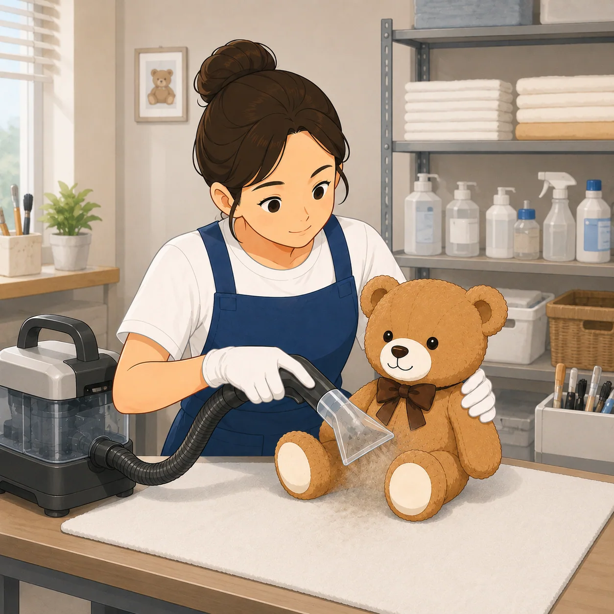 Vacuum debu boneka