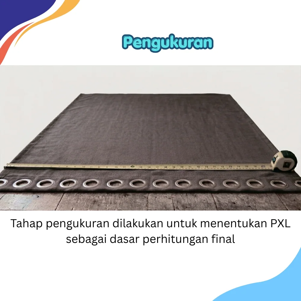 Ilustrasi pesan cuci gorden online Laundry365+ Menganti