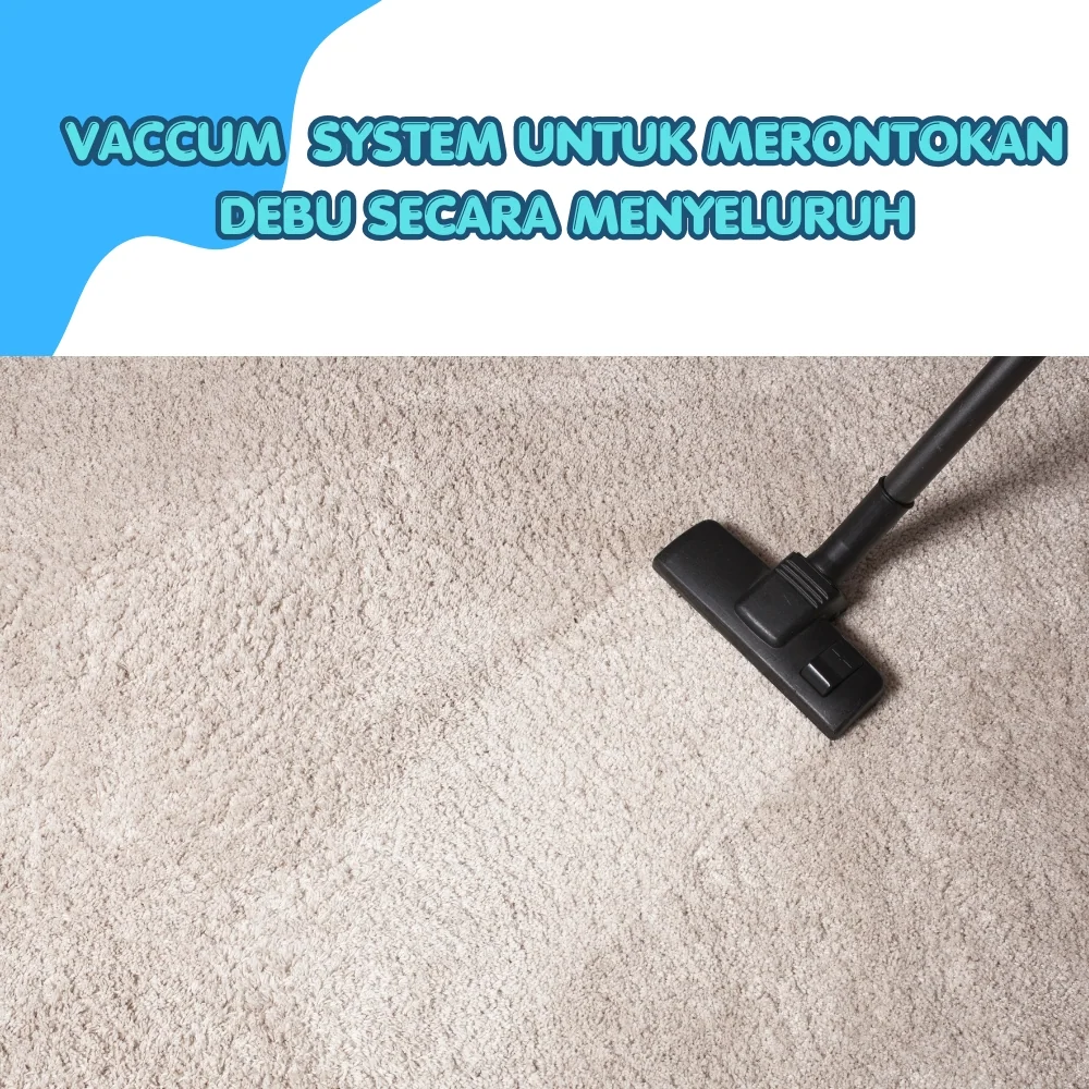 Tahap 2 proses cuci karpet Menganti Laundry365+