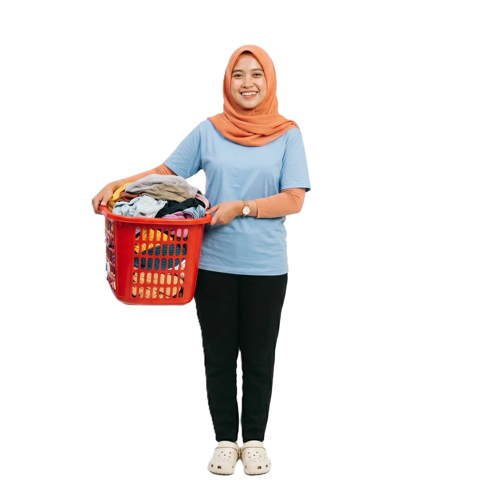 Layanan laundry kiloan Laundry365+ di Menganti Gresik